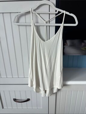 lululemon athletica White Strappy V-Neck Camisole